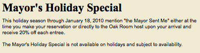 Mayor's Holiday Special