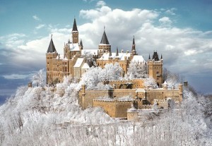 Snow Frosting, Castle Hohenzollern, Germany photo via nero749